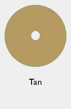 Tan translucent vinyl