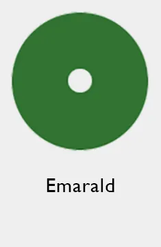 Emerald translucent vinyl